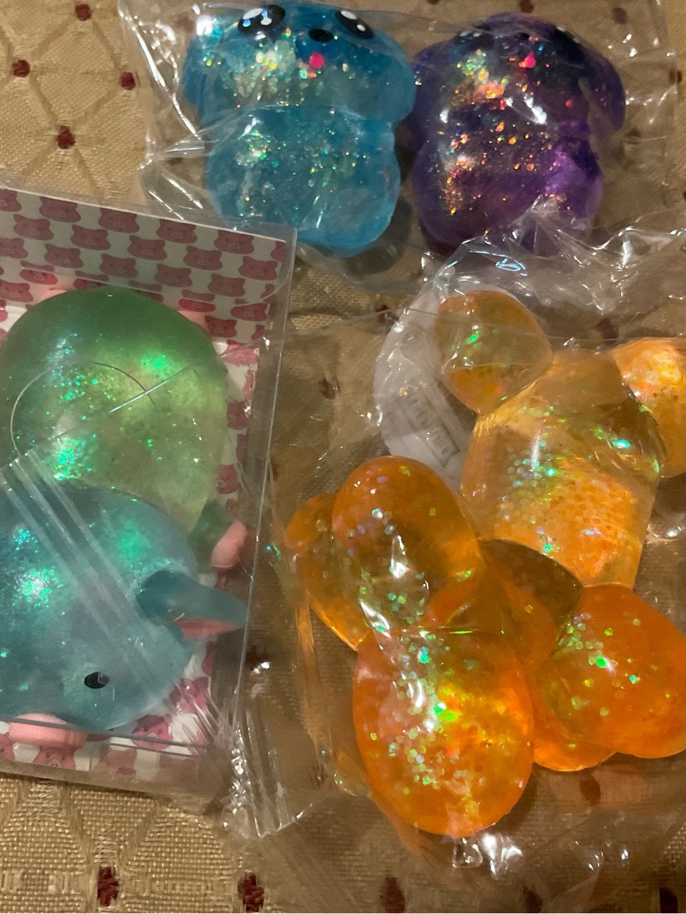 Bundle Sugar Swaps Glitter Squishy Sensory Toy and 2 Squishies New